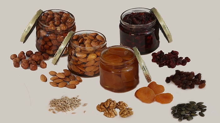 Magvas &eacute;s aszalm&aacute;nyos m&eacute;zek