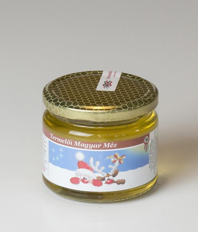 Alkalmi c&iacute;mk&eacute;s m&eacute;z - A-05 ("Mikul&aacute;s &eacute;s szarvas k&eacute;p 2.") 0,4 kg-os &uuml;vegben