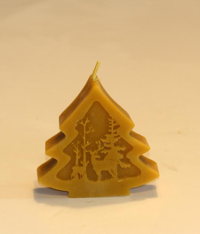 Viaszterm&eacute;kek &eacute;s gyerty&aacute;k - 115-1 (fenyő form&aacute;j&uacute; gyertya)